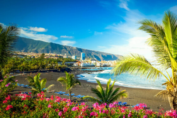 playa Jardin,Puerto de la Cruz, Tenerife, Spain